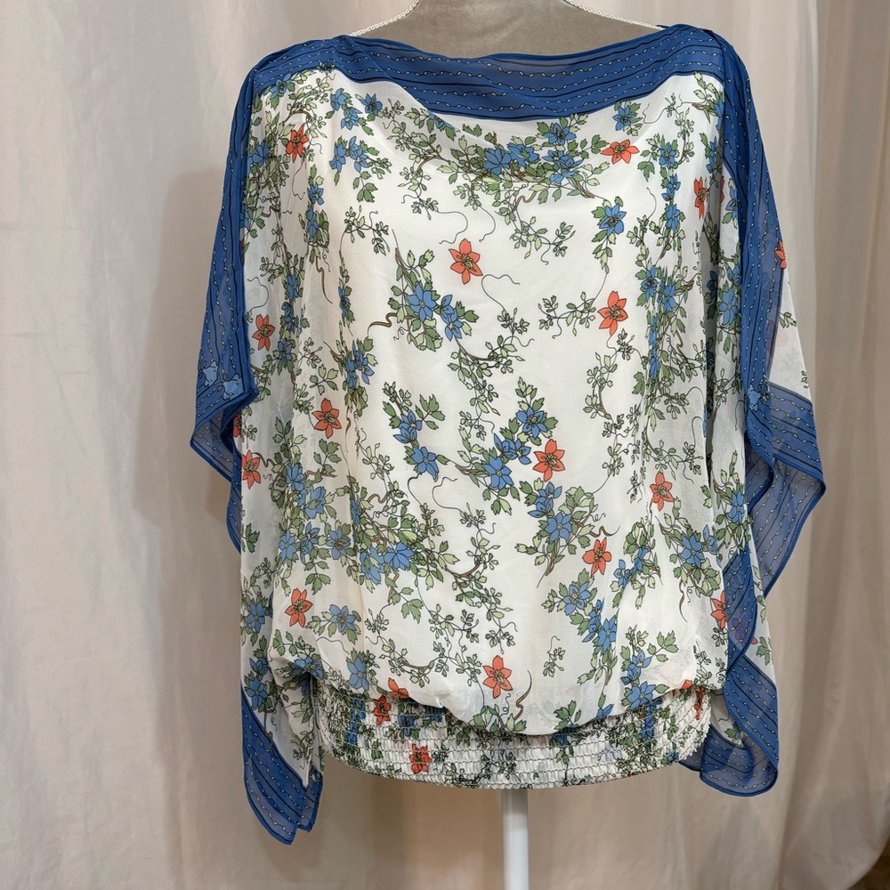 Max Studio printed scarf top